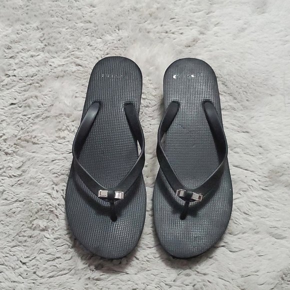 Coach black wedge slippers - Picture 1 of 15